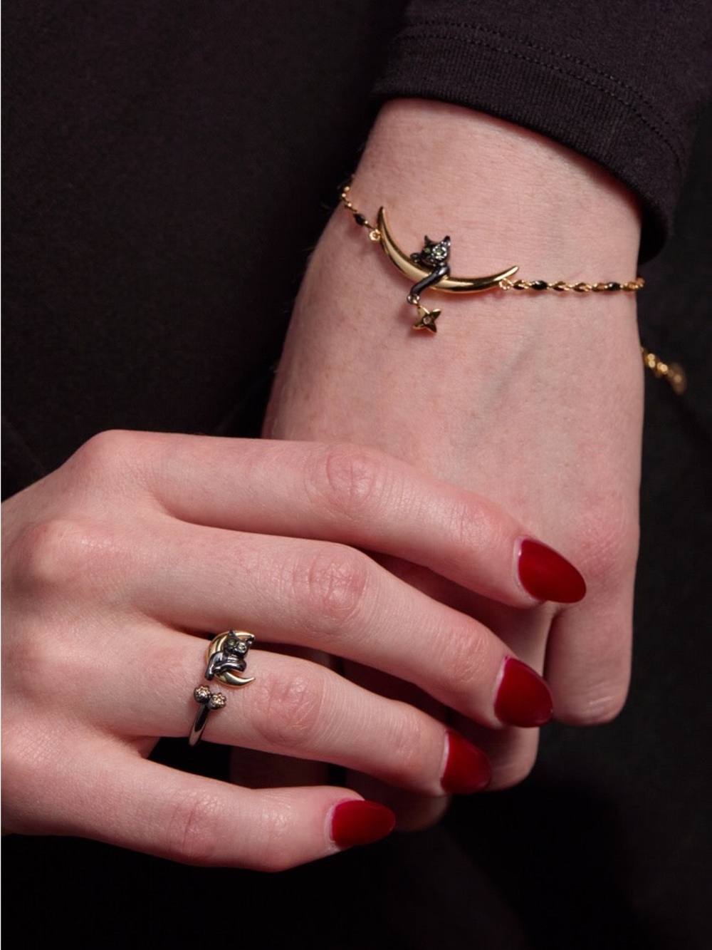 Alex and Ani Celestial Cat Set Necklace  
Ring Earrings & Bracelets ALL NEW - Picture 7 of 10